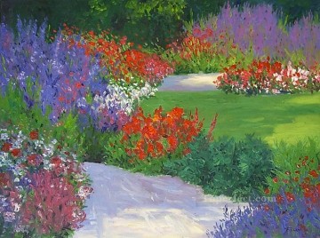 yxf031bE impressionism garden Oil Paintings